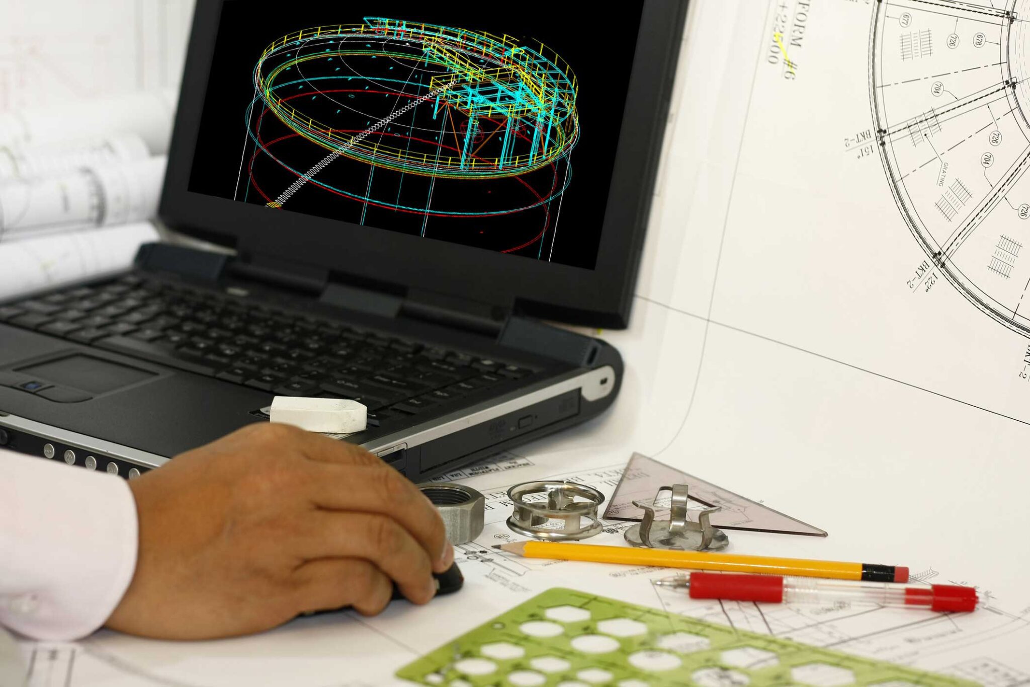 3D CAD Design For Engineering Components