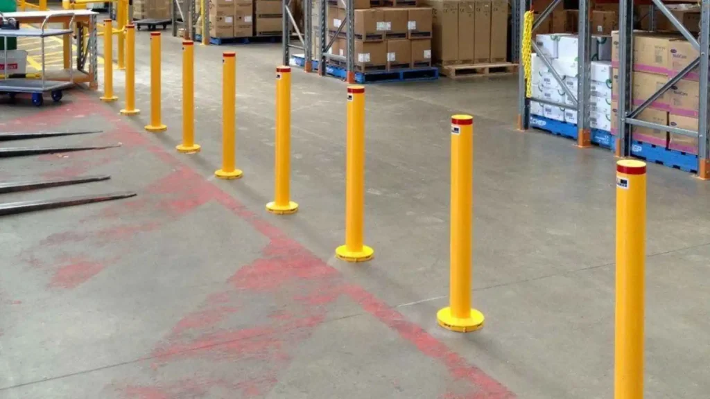 Steel Bollards, Posts, and Barriers for Distribution Centres